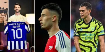 Fábio Vieira, Gabriel Martinelli a Leandro Trossard