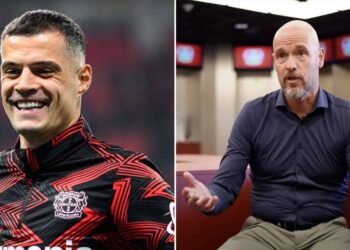 Granit Xhaka a Erik ten Hag