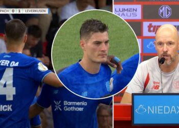 Patrik Schick a Erik ten Hag