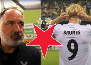 Jindřich Trpišovský a Jonatan Braut Brunes