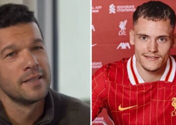 Michael Ballack a Florian Wirtz