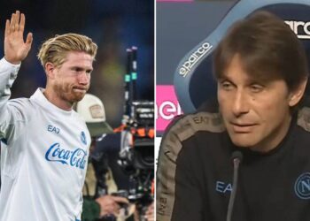 Kevin De Bruyne a Antonio Conte