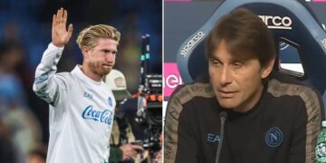 Kevin De Bruyne a Antonio Conte