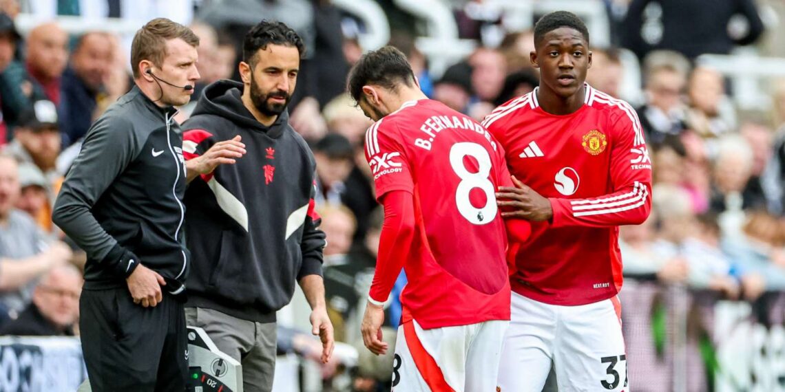 Rúben Amorim, Bruno Fernandes, Kobbie Mainoo