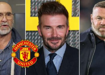 Eric Cantona, David Beckham a Wayne Rooney