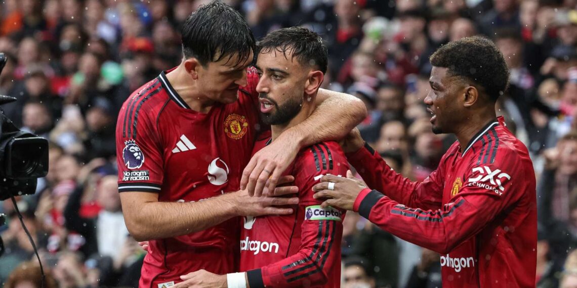 Harry Maguire a Bruno Fernandes