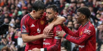 Harry Maguire a Bruno Fernandes