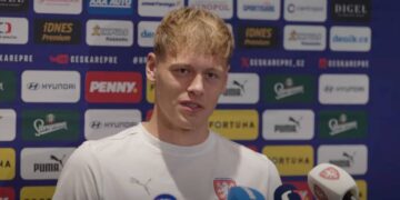 Lukáš Horníček během srazu české reprezentace