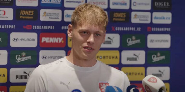 Lukáš Horníček během srazu české reprezentace