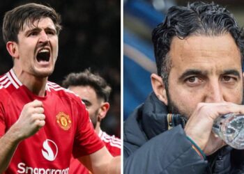 Harry Maguire a Rúben Amorim