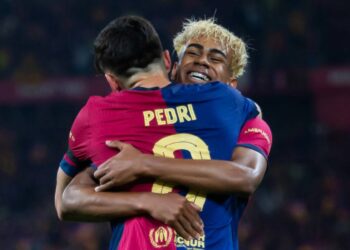 Pedri a Lamine Yamal