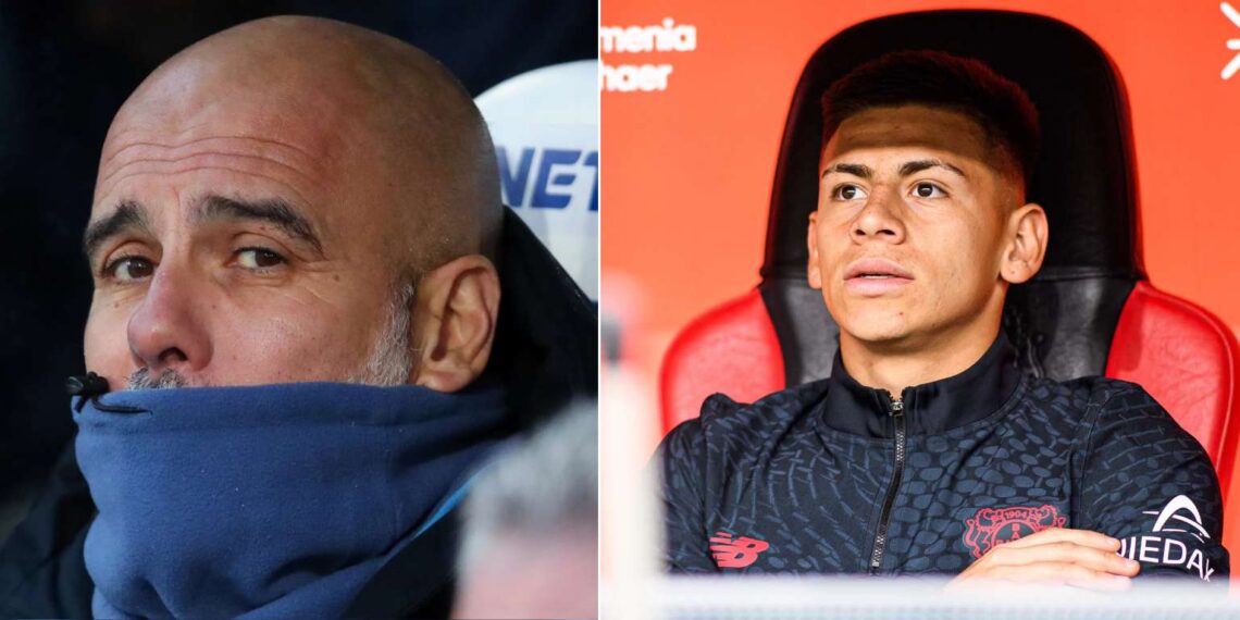 Pep Guardiola a Claudio Echeverri