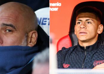 Pep Guardiola a Claudio Echeverri