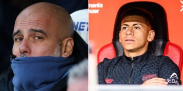 Pep Guardiola a Claudio Echeverri