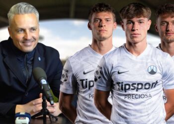 Tomáš Janotka a trio libereckých fotbalistů