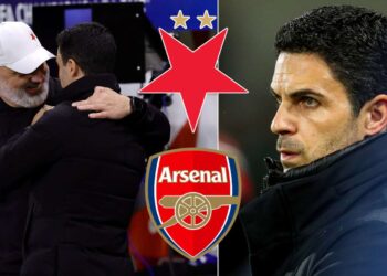Jindřich Trpišovský a Mikel Arteta