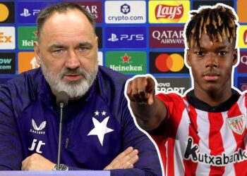 Jindřich Trpišovský a Nico Williams