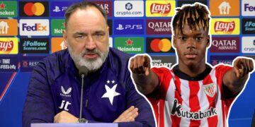 Jindřich Trpišovský a Nico Williams