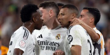 Vinicius a Kylian Mbappé
