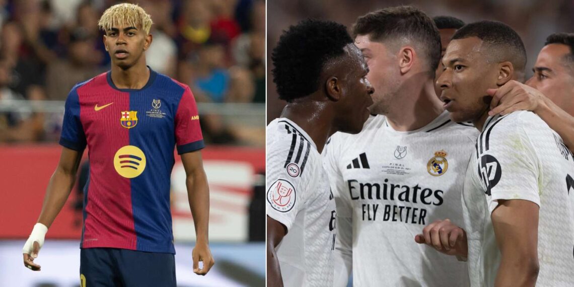 Lamine Yamal a Kylian Mbappé
