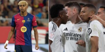 Lamine Yamal a Kylian Mbappé