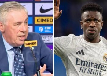 Carlo Ancelotti, Vinicius Júnior