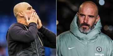 Pep Guardiola a Enzo Maresca
