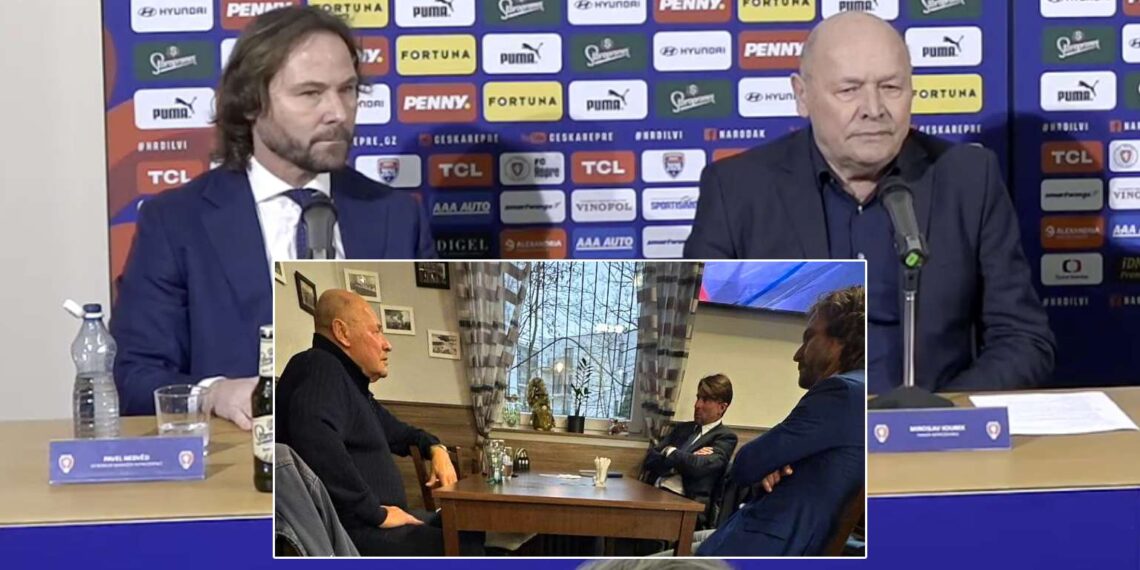 Pavel Nedvěd a Miroslav Koubek
