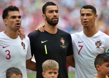 Pepe, Rui Patrício, Cristiano Ronaldo
