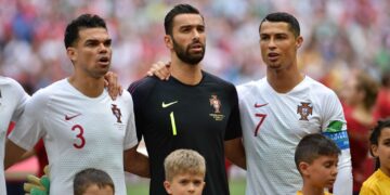 Pepe, Rui Patrício, Cristiano Ronaldo