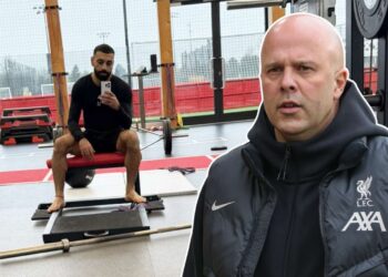 Mohamed Salah a Arne Slot