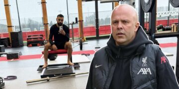 Mohamed Salah a Arne Slot