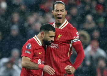 Mohamed Salah a Virgil van Dijk