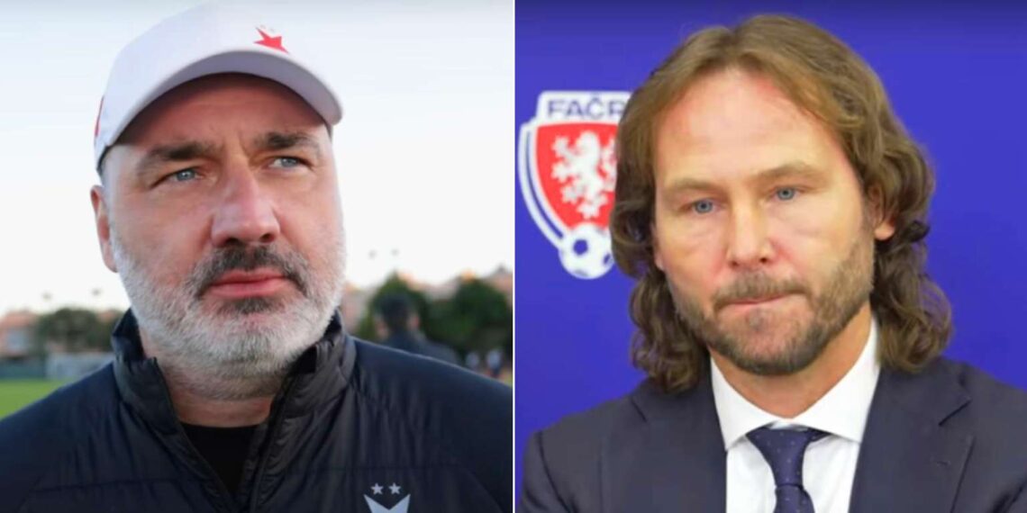 Jindřich Trpišovský a Pavel Nedvěd