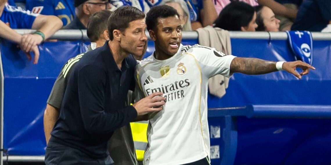 Xabi Alonso a Rodrygo