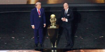 Donald Trump a Gianni Infantino