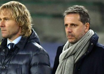 Pavel Nedvěd a Fabio Paratici