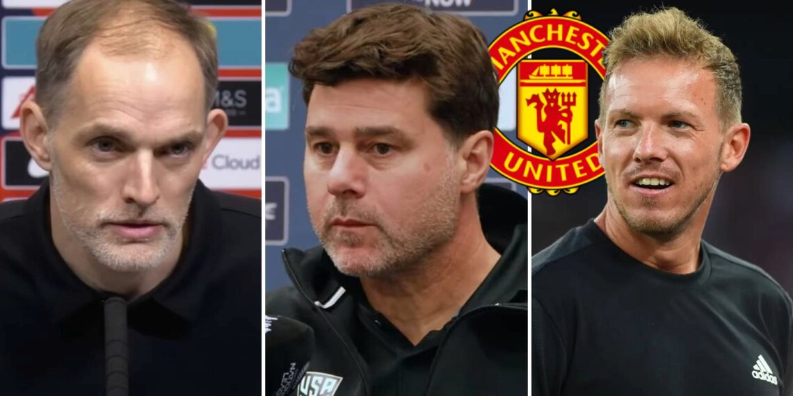 Thomas Tuchel, Mauricio Pochettino a Julian Nagelsmann