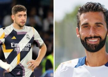 Federico Valverde a Álvaro Arbeloa