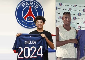 Kais Anelka a jeho otec Nicolas Anelka