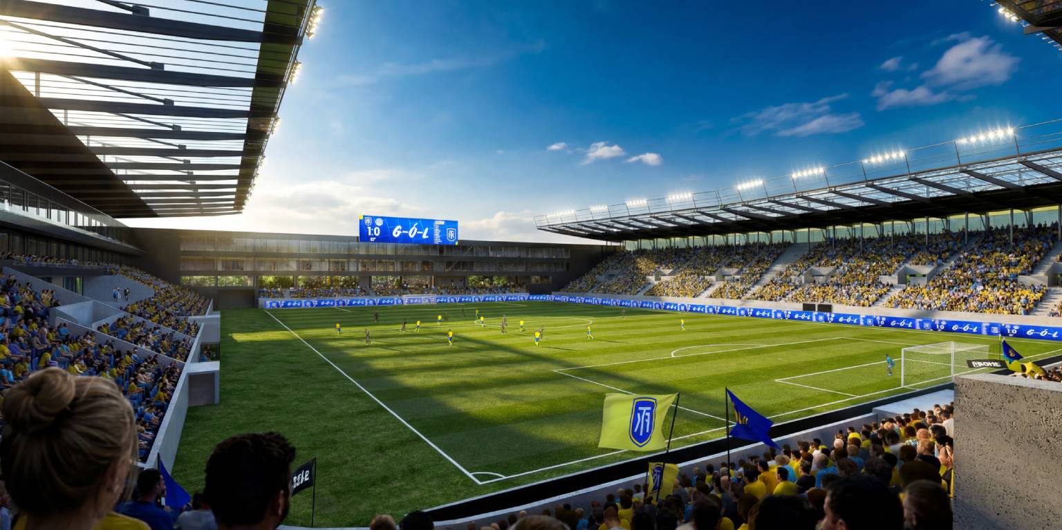 Nový stadion Teplic
