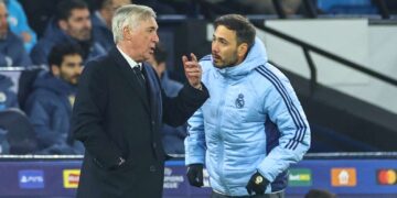 Carlo Ancelotti a Davide Ancelotti