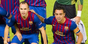 Andrés Iniesta a Xavi