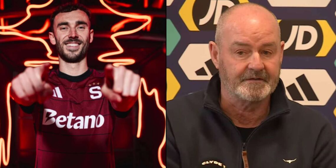 Andrew Irving a Steve Clarke
