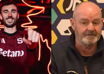 Andrew Irving a Steve Clarke