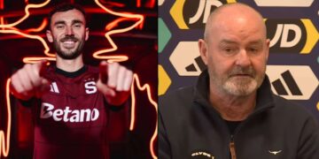 Andrew Irving a Steve Clarke