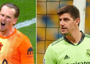 Antonín Kinský a Thibaut Courtois