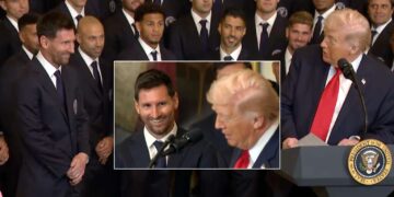 Lionel Messi a Donald Trump