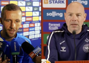 Tomáš Souček a Brian Riemer