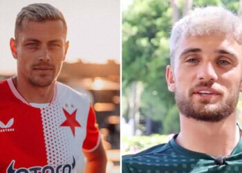Tomáš Holeš a Troy Parrott